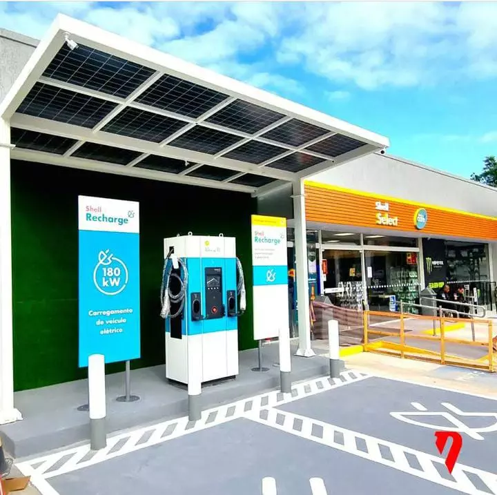 IMPLANTAÇÃO DE CARREGADOR ELÉTRICO VEICULAR -POSTO SHELL GALAPAGOS IMPLANTAÇÃO DE CARREGADOR ELÉTRICO VEICULAR -POSTO SHELL GALAPAGOS